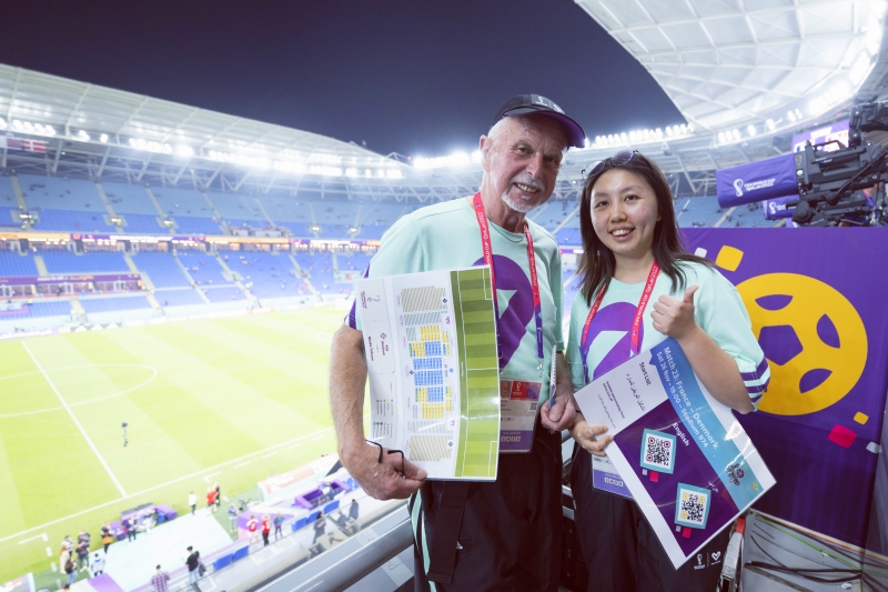 世界杯上的陕西志愿者